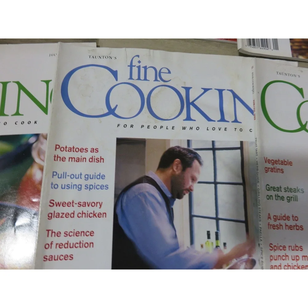 Taunton Fine Cooking Magazine Lot of 14 Issues 1995-2003 Recipes Mixed